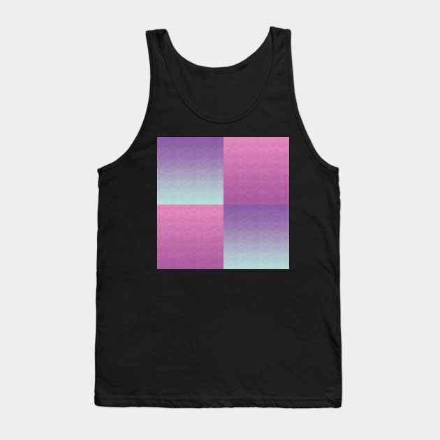 Four squares in one in gradient Tank Top by PandLCreations